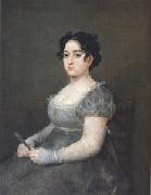 Francisco de Goya The Woman with a Fan (mk05) oil on canvas